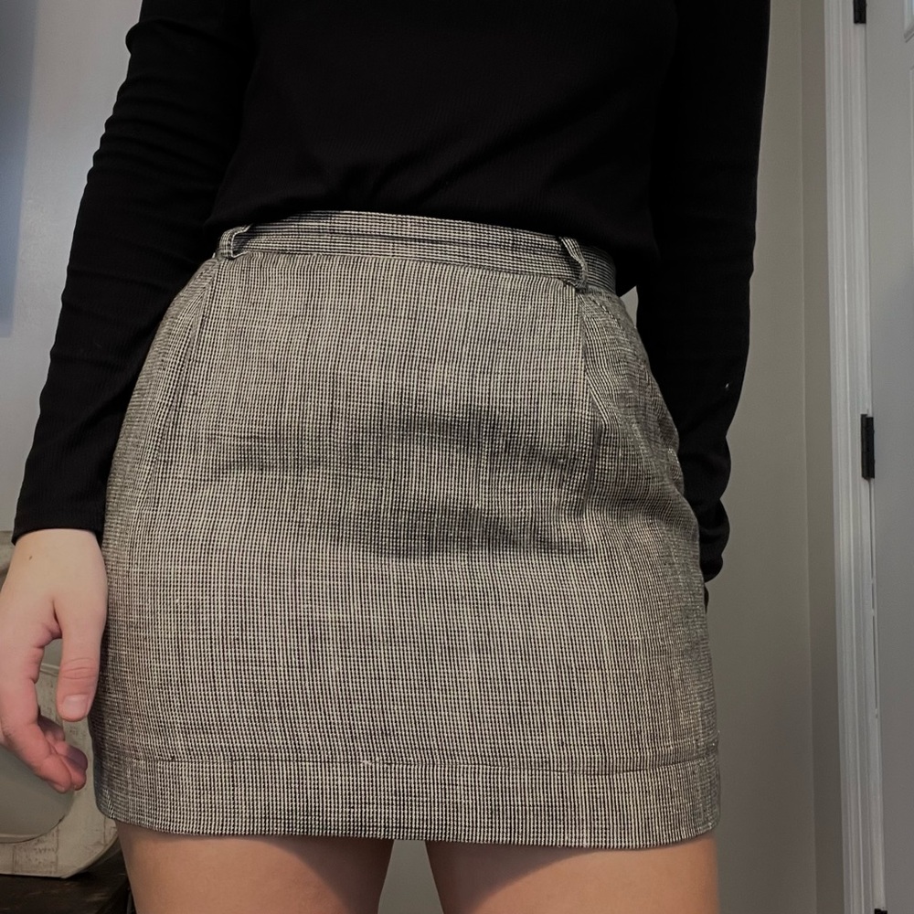 Tweed 90s Style Mini Skirt